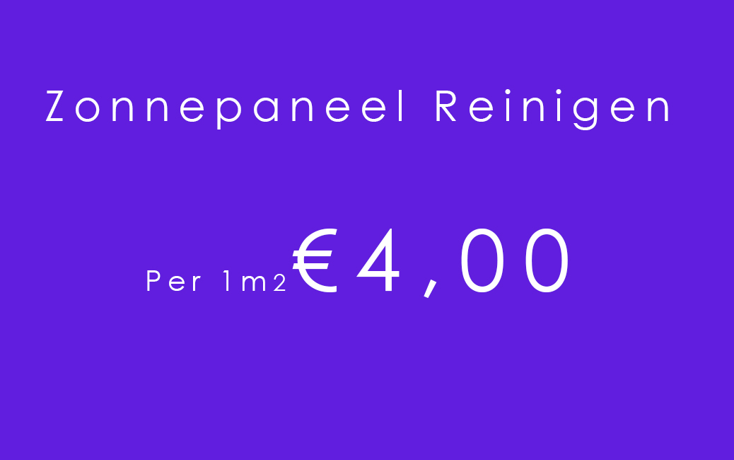 Aanbieding: Zonnepaneel Reinigen